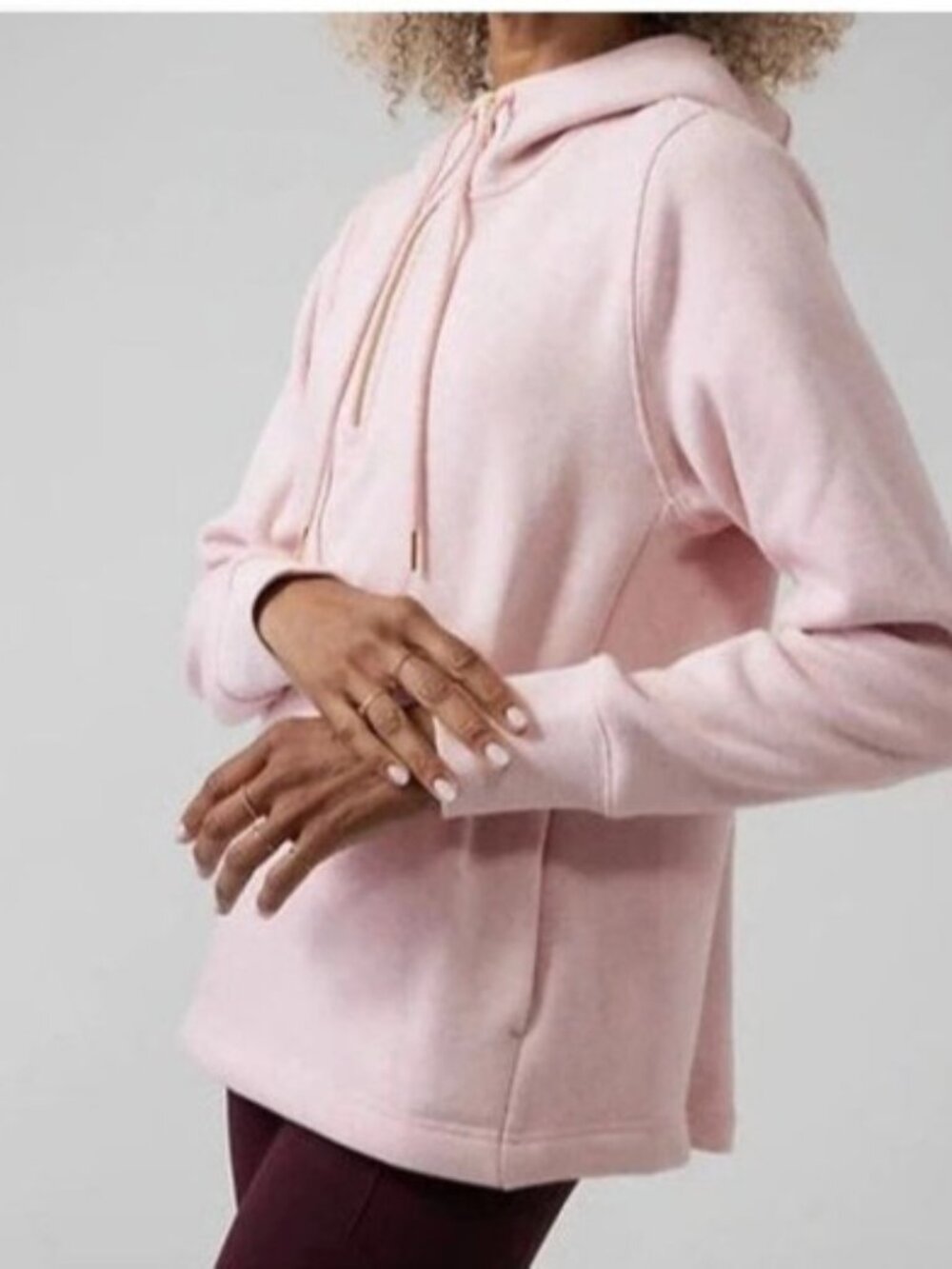 Athleta Cozy Karma 1/4 Zip Hoodie